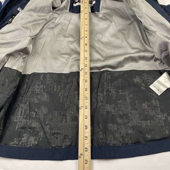Columbia Bugaboo 3in1 Jacket Boy’s 10/12 Omni-Tech Hooded Winter Fleece Lined - Picture 8 of 13